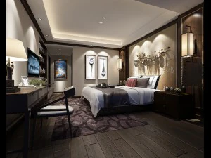 Deluxe-Hauptschlafzimmer Design 92 3D Modell