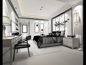deluxe master bedroom design 92 3D Model