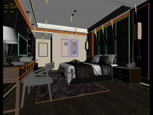 deluxe master bedroom design 92 3D Model