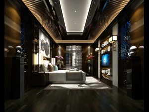 deluxe master bedroom design 93 3D Model