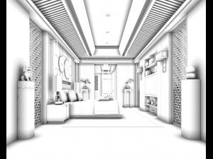 deluxe master bedroom design 93 3D Model
