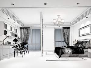 deluxe master bedroom design 95 3D Model