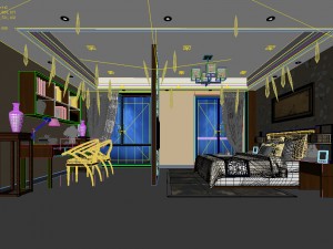 deluxe master bedroom design 95 3D Model