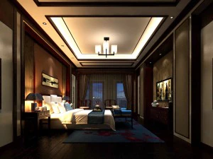 디럭스 마스터 베드룸 디자인 96 3D 모델