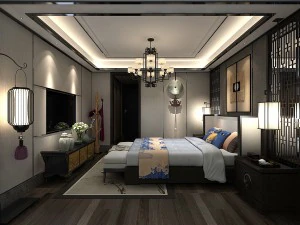 디럭스 마스터 베드룸 디자인 97 3D 모델