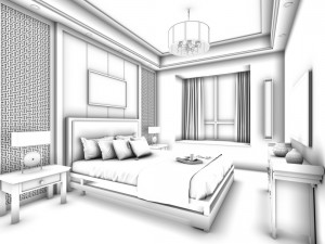 deluxe master bedroom design 98 3D Модель