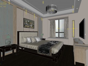 deluxe master bedroom design 98 3D Модель