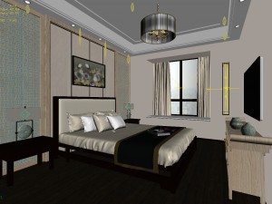 deluxe master bedroom design 98 3D Модель
