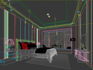 deluxe master bedroom design 99 3D Model