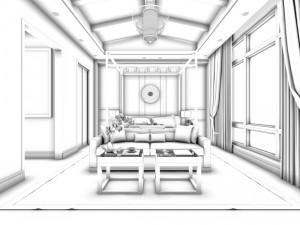 deluxe master bedroom design 100 3D Модель