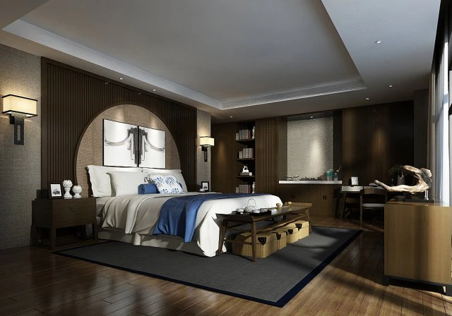deluxe master bedroom design 101 3D Model .c4d .max .obj .3ds .fbx .stl .blend