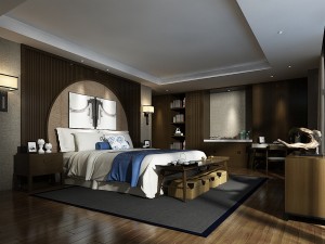deluxe master bedroom design 101 3D Model