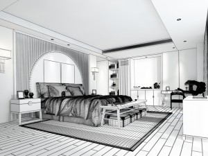 deluxe master bedroom design 101 3D Model