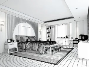 deluxe master bedroom design 101 3D Model