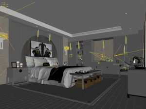 deluxe master bedroom design 101 3D Model
