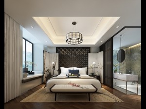 deluxe master bedroom design 102 3D Model