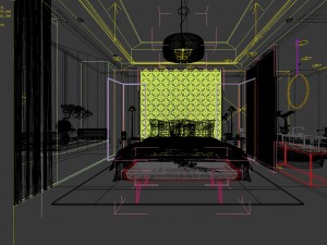 deluxe master bedroom design 102 3D Modell
