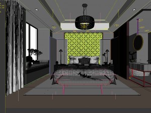deluxe master bedroom design 102 3D Modell
