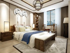 디럭스 마스터 침실 디자인 104 3D 모델