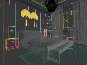 deluxe master bedroom design 104 3D Model