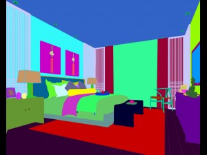 deluxe master bedroom design 105 Model 3D