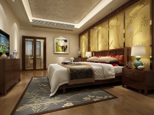 deluxe master bedroom design 106 3D Model