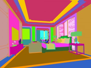 deluxe master bedroom design 107 3D मॉडल