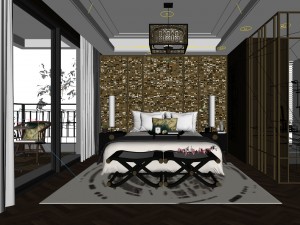 deluxe master bedroom design 108 3Dモデル