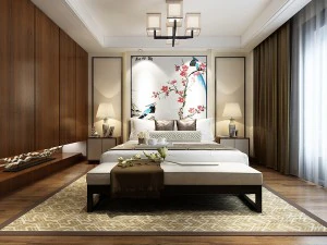 디럭스 마스터 베드룸 디자인 109 3D 모델