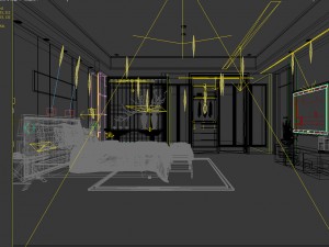 deluxe master bedroom design 110 Model 3D