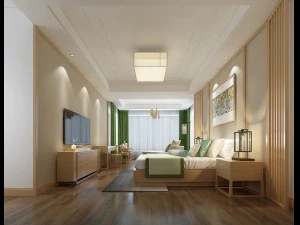 디럭스 마스터 침실 디자인 111 3D 모델