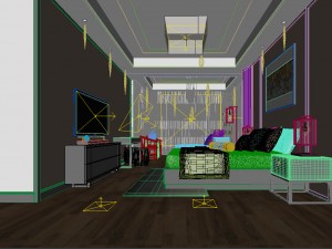 deluxe master bedroom design 111 3D मॉडल