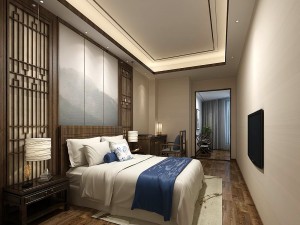 deluxe master bedroom design 112 Model 3D