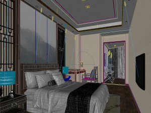 deluxe master bedroom design 112 Model 3D