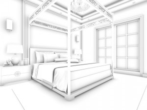 deluxe master bedroom design 114 3D Модель