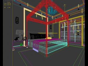 deluxe master bedroom design 114 3D Модель