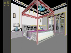 deluxe master bedroom design 114 3D Модель