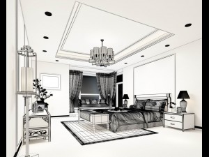 deluxe master bedroom design 115 Modèle 3D