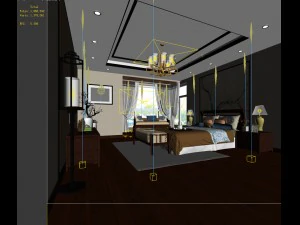 deluxe master bedroom design 115 3D Model