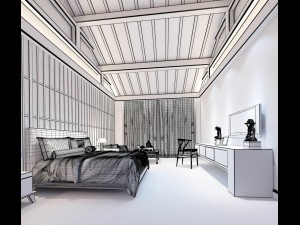 deluxe master bedroom design 116 Modèle 3D