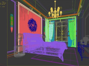 deluxe master bedroom design 119 3D Модель