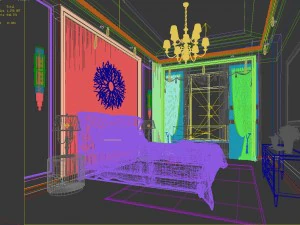 deluxe master bedroom design 119 3D Model