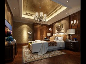 디럭스 마스터 베드룸 디자인 122 3D 모델