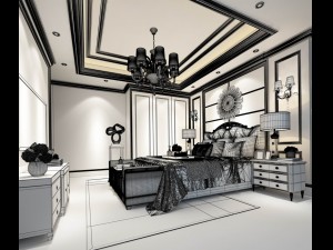 deluxe master bedroom design 122 Modèle 3D