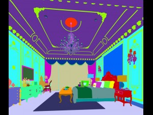 deluxe master bedroom design 123 Model 3D