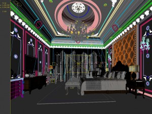 deluxe master bedroom design 123 Model 3D