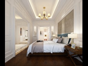 deluxe master bedroom design 124 3D Model