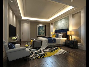deluxe master bedroom design 125 Modèle 3D