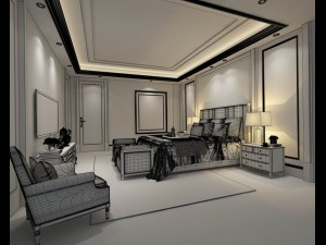 deluxe master bedroom design 125 Modèle 3D