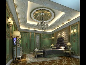deluxe master bedroom design 126 3D Model